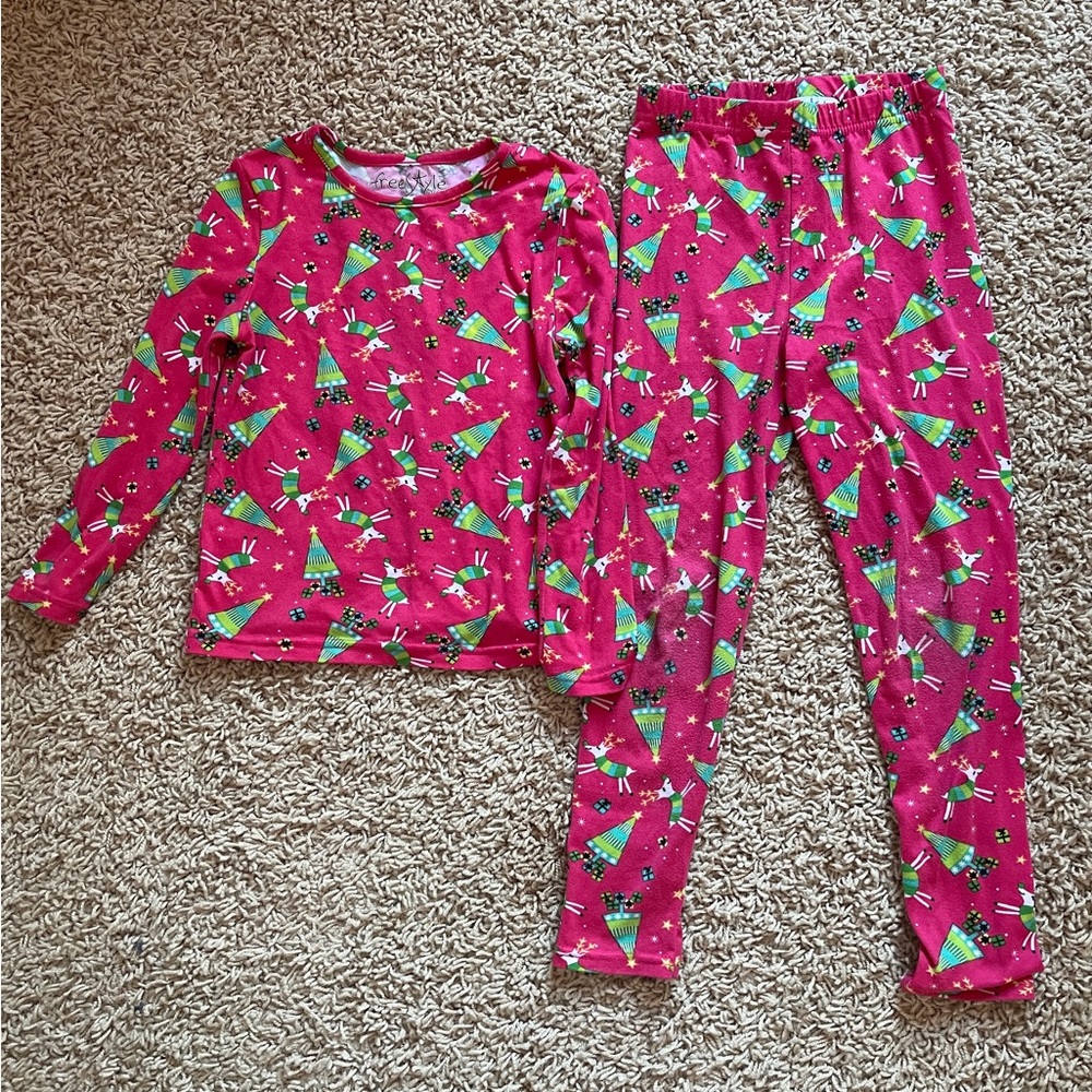 Kids Christmas Pajama Set – Size 5